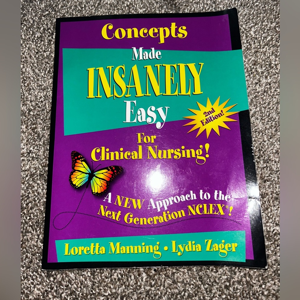 Concepts Made Insanely Easy for Clinical Nursing Book